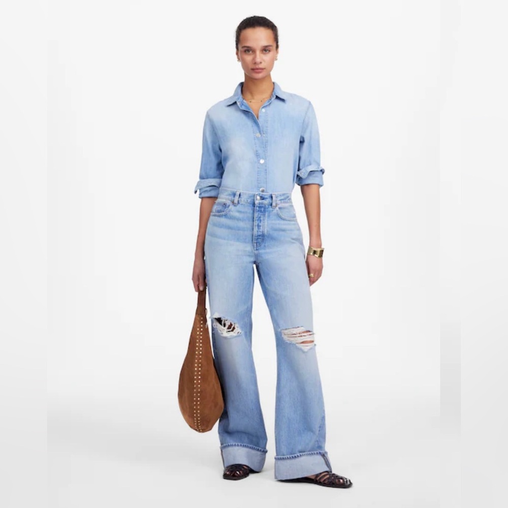 NEW! Madewell Low-Slung Baggy Jeans